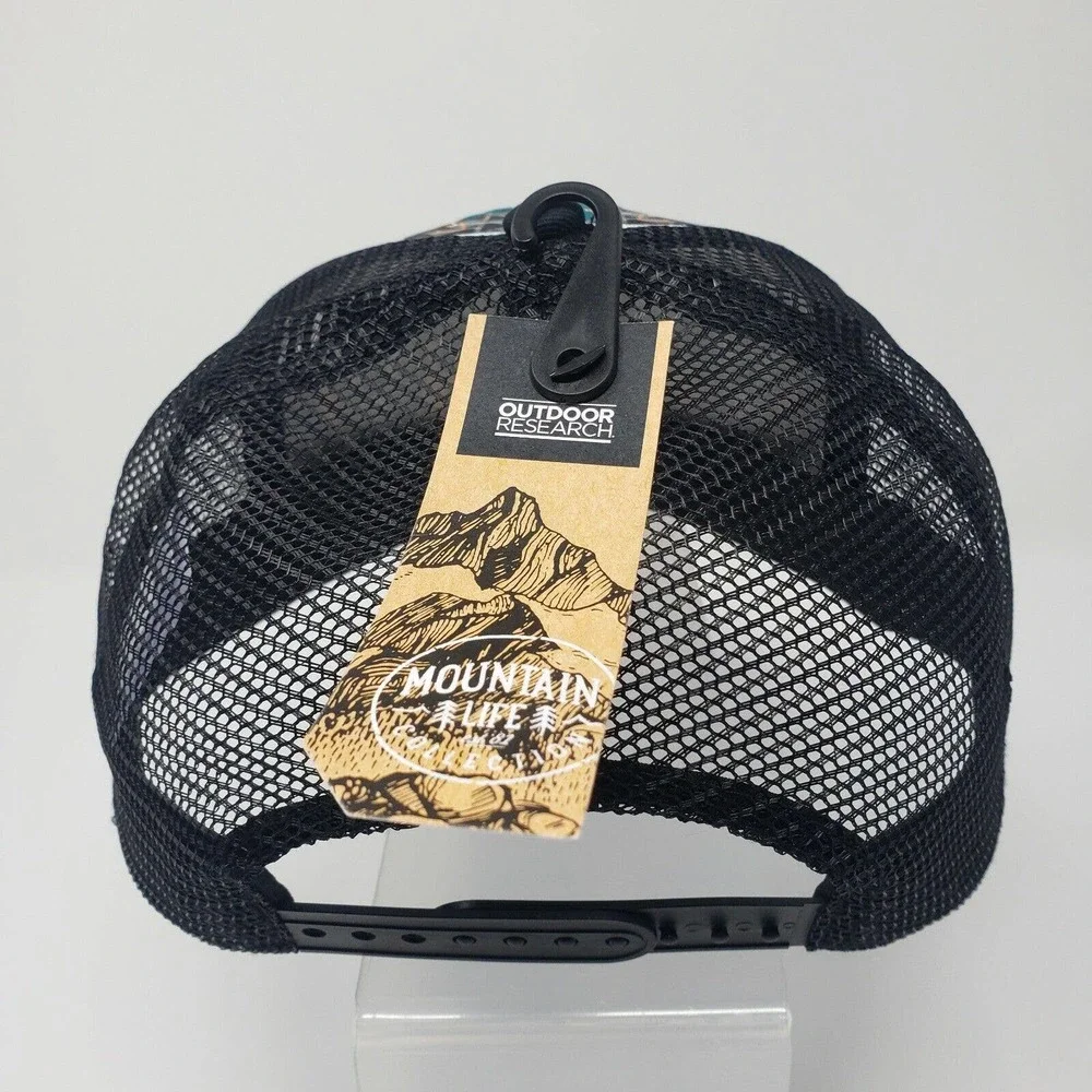Outdoor Research Women's Chain Reaction Mediterranean Trucker Cap Snapback Hat - Picture 5 of 11